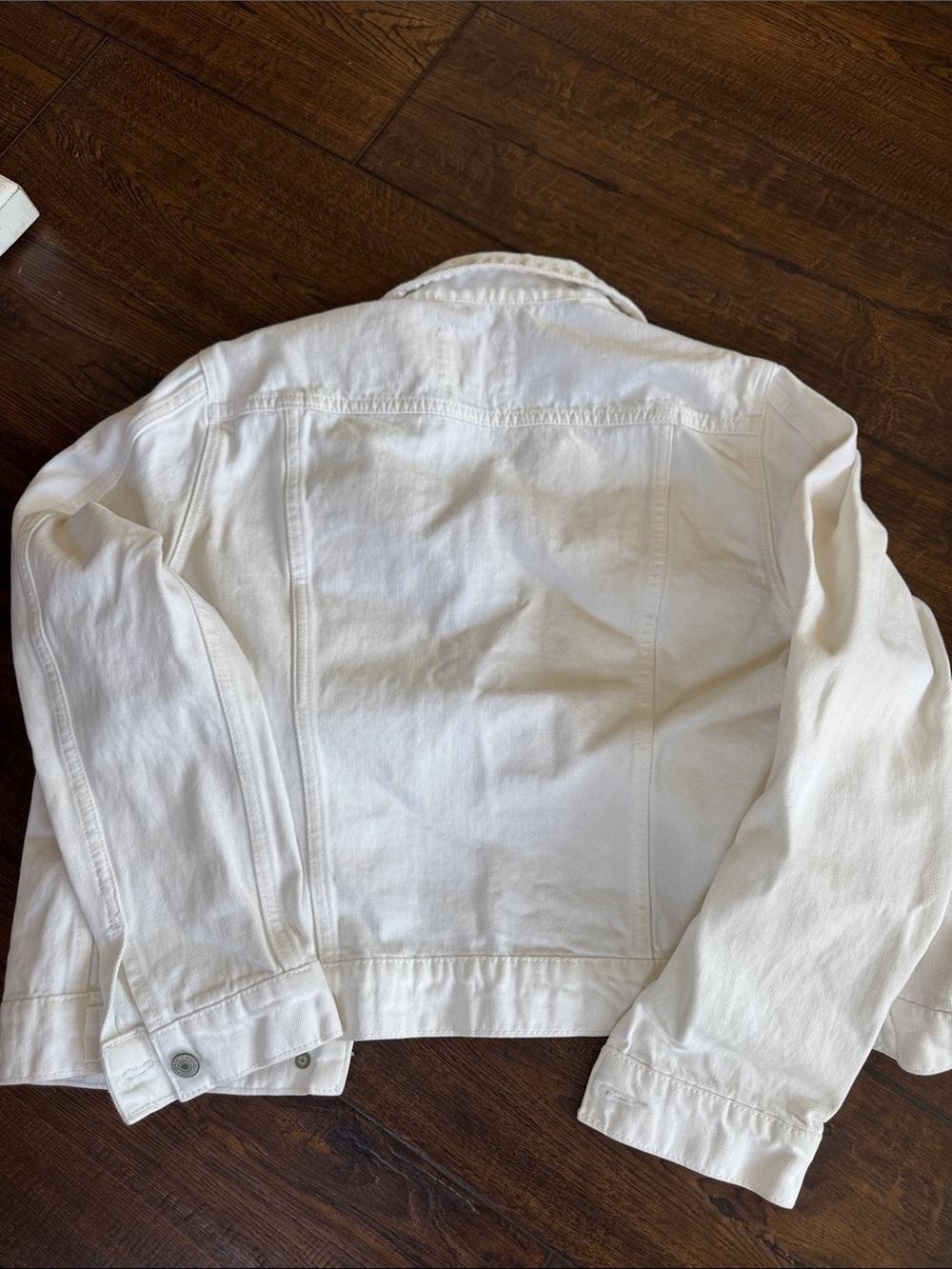 Lucky Brand Women's White Denim Jacket - Picture 6 of 6